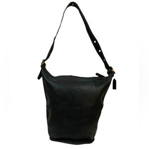 Vintage Coach Leather Bucket Bag